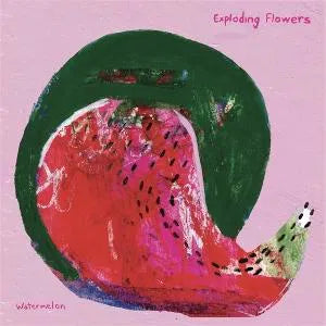 EXPLODING FLOWERS - WATERMELON/PEACOCK