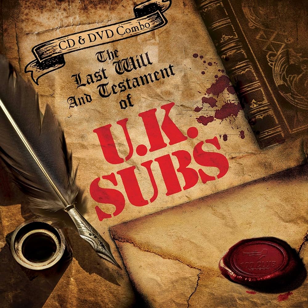 U.K. Subs - The Last Will And Testament Of U.K. Subs (CD+DVD Audio)