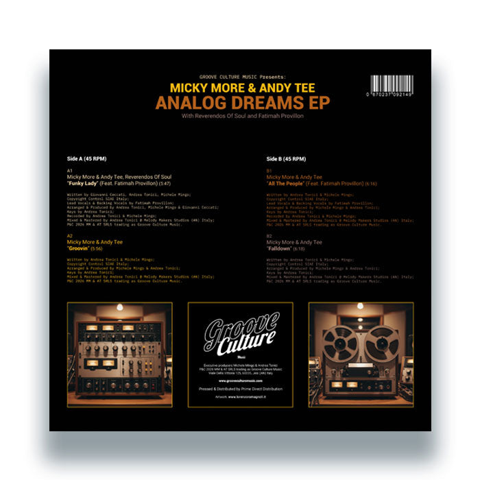 Micky More & Andy Tee - Analog Dreams EP