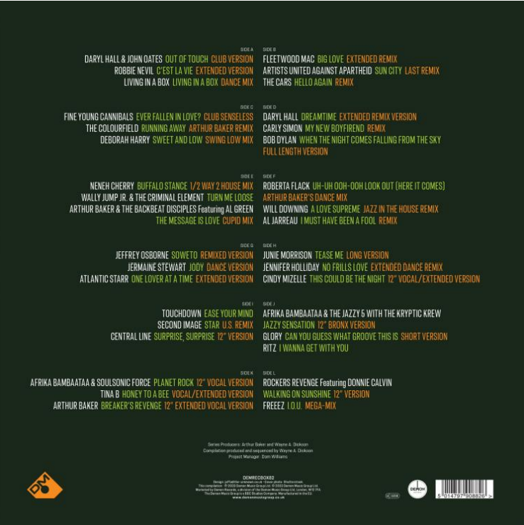 Various Artists - Arthur Baker Presents Dance Masters - Arthur Baker signed (140g Black Vinyl Boxset)