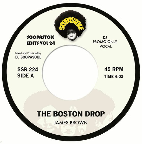 JAMES BROWN - THE BOSTON DROP [7" Red Vinyl]