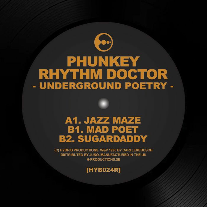 PHUNKEY RHYTHM DOCTOR aka CARI LEKEBUSCH - Underground Poetry (reissue)