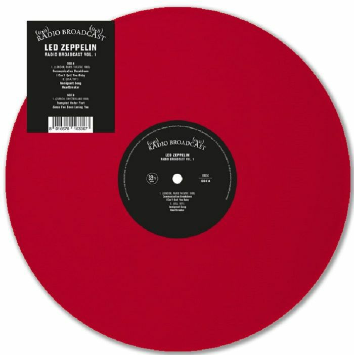 LED ZEPPELIN - Radio Broadcast Vol. 1 (Red Vinyl)