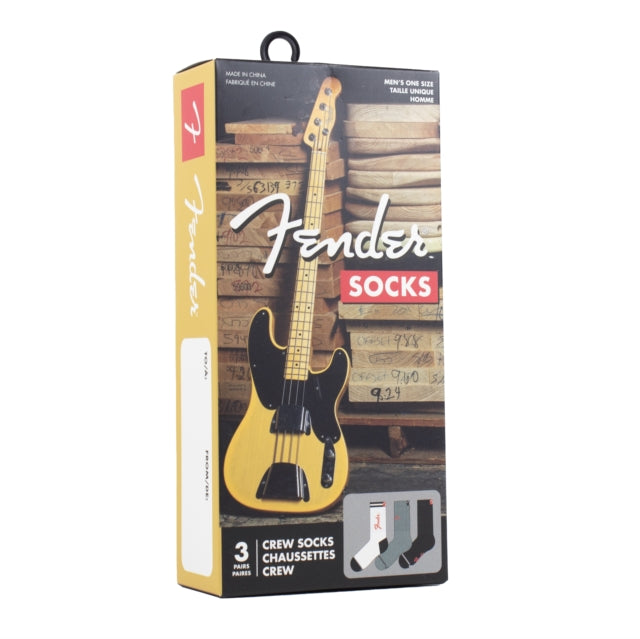 FENDER - Fender Socks 3 Pack In Gift Box (One Size)