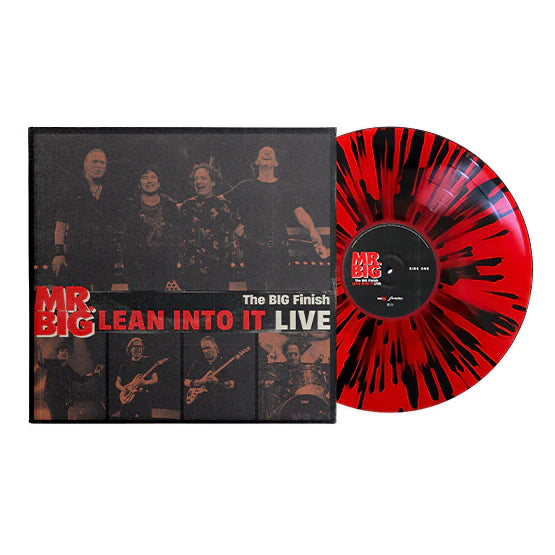 Mr. Big - The Big Finish - Lean Into It Live (RSD Black Red Splatter LP) (RSD 2024) (ONE PER PERSON)