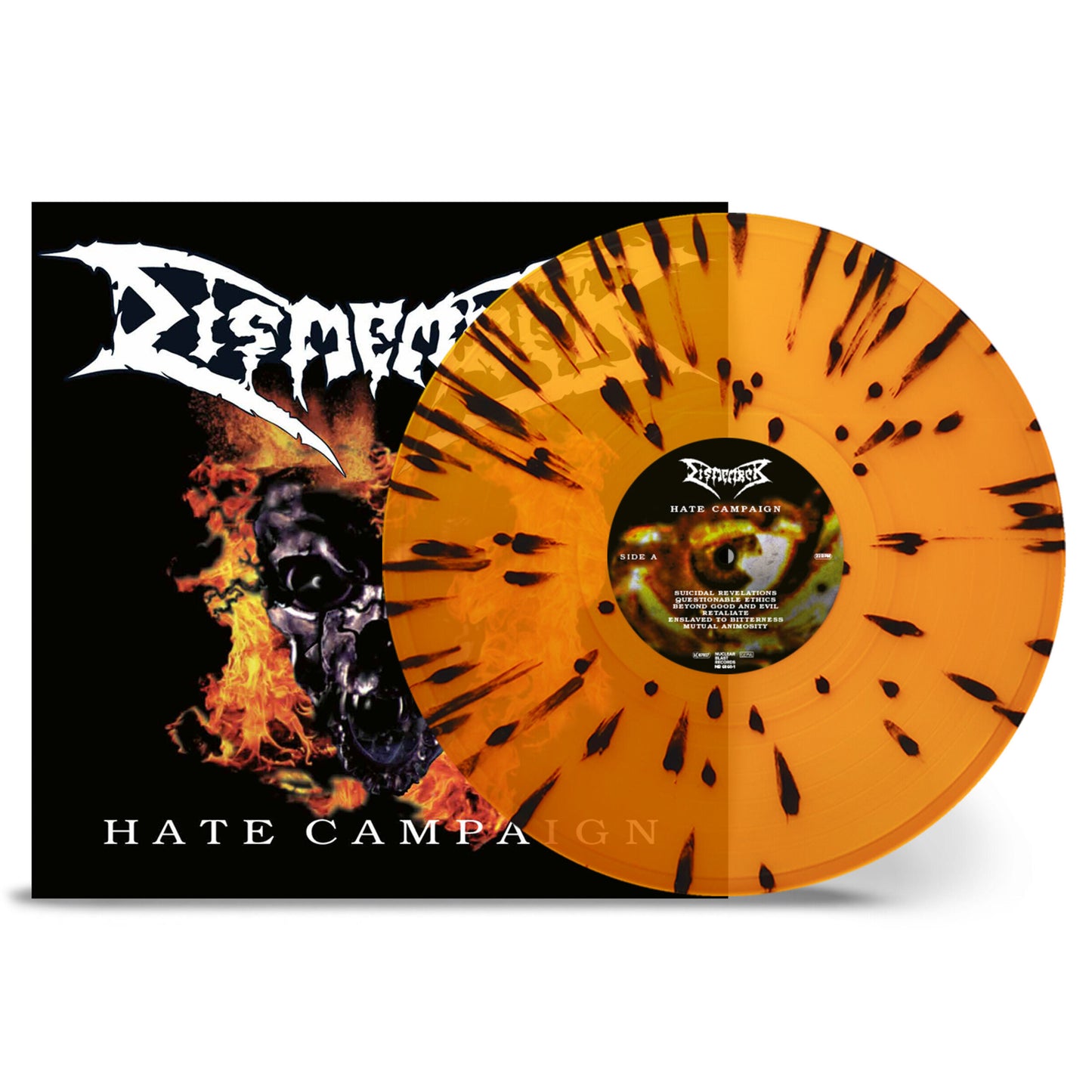 Dismember - Hate Campaign (Transparent orange with black splatter LP)