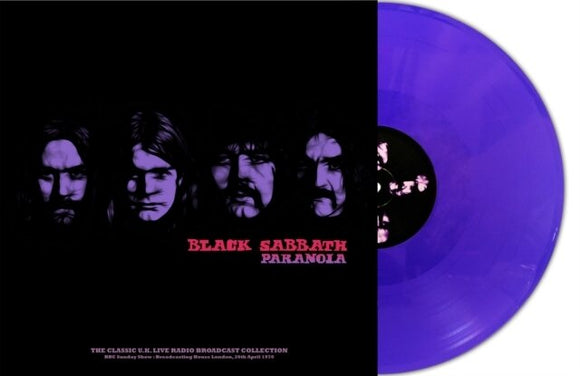 BLACK SABBATH - BBC Sunday Show, Broadcasting House, London, 26th April 1970 (Purple vinyl)