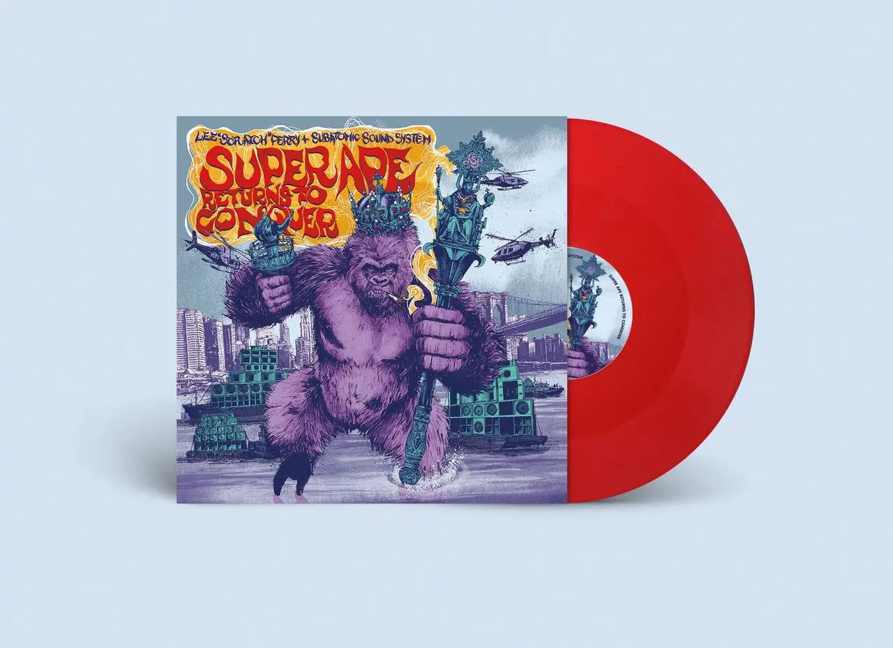LEE PERRY SCRATCH / SUBATOMIC SOUND SYSTEM - SUPER APE RETURNS TO CONQUER (Red Vinyl)