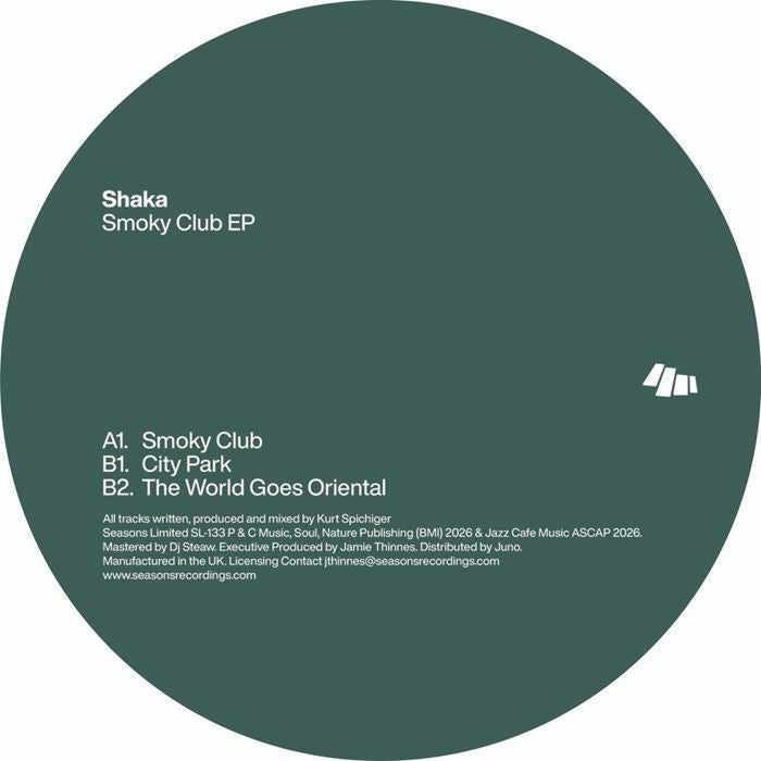 SHAKA - Smoky Club EP