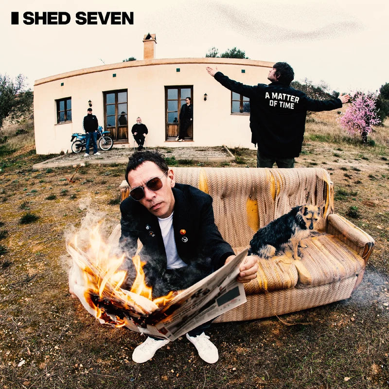 SHED SEVEN - A Matter Of Time (Black/Red Marble Vinyl)