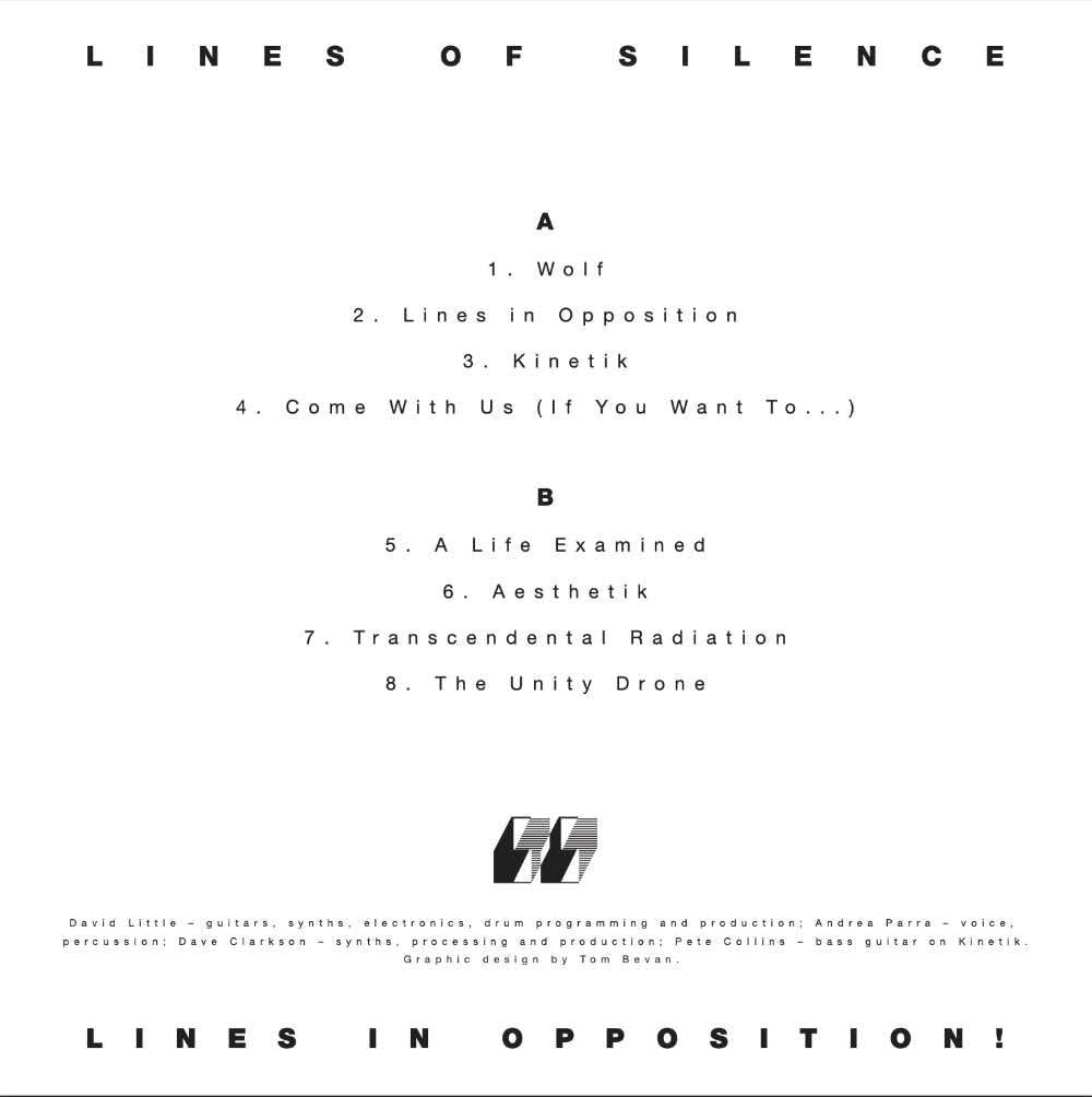 LINES OF SILENCE - LINES IN OPPOSITION !