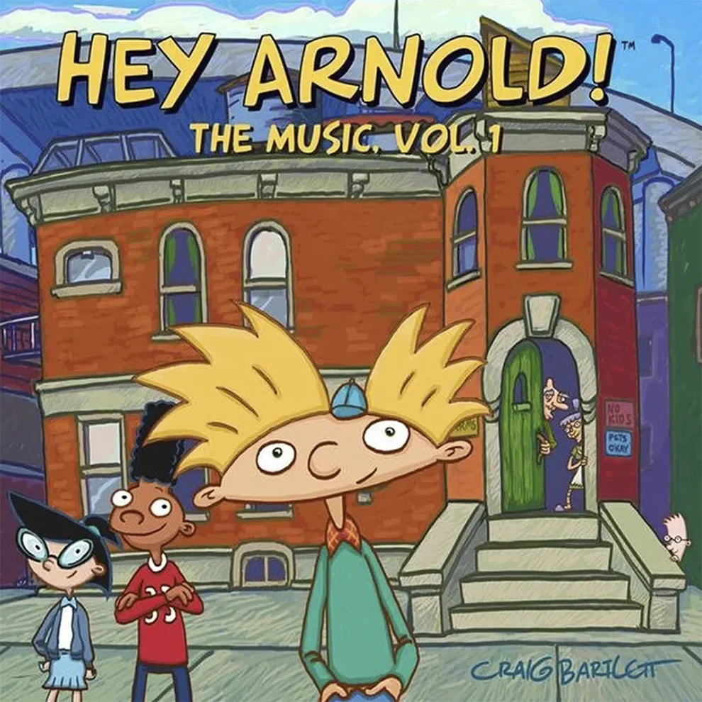 OST - Hey Arnold Vol 1 (1LP/Clear with Blue&Yellow Splatter)