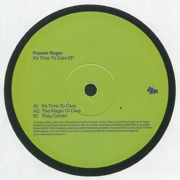 Franck ROGER - It's Time To Care EP