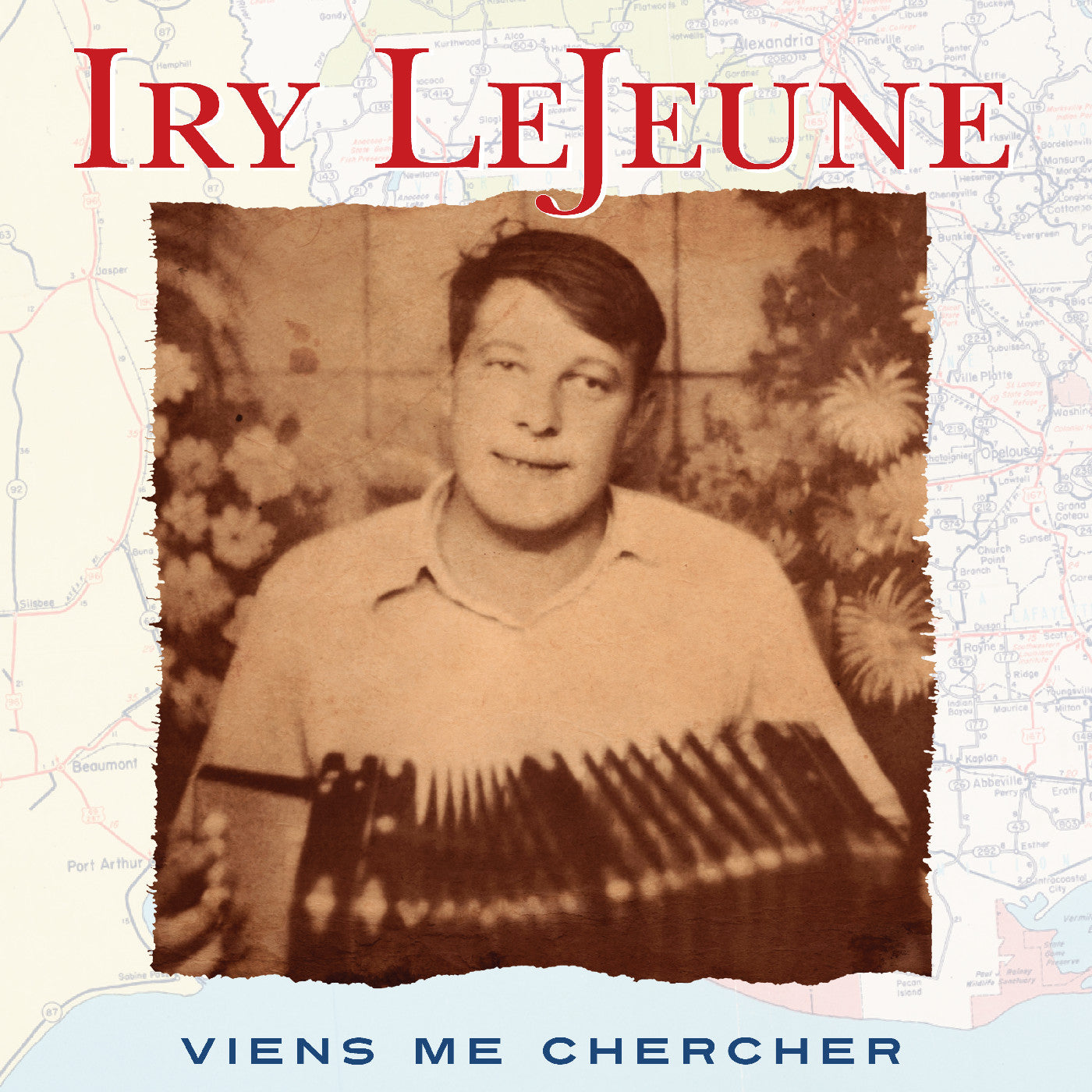 Iry LeJeune - Viens Me Chercher (OPAQUE SKY BLUE AND OPAQUE RED VINYL)