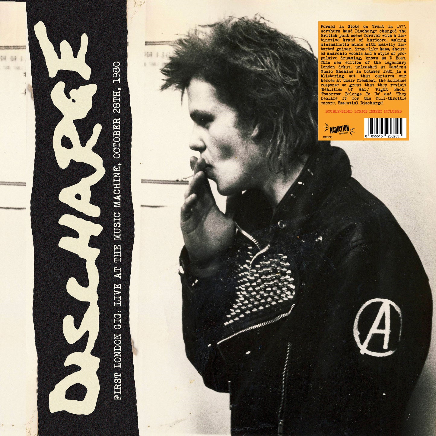 DISCHARGE - First London Gig. Live At The Music Machine. October 28Th. 1980 (Coloured Vinyl)