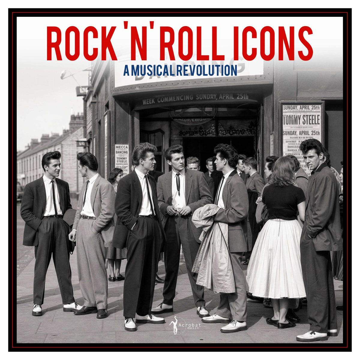 VARIOUS ARTISTS - Rock 'N' Roll Icons: A Musical Revolution (Neon Pink Marble Vinyl)
