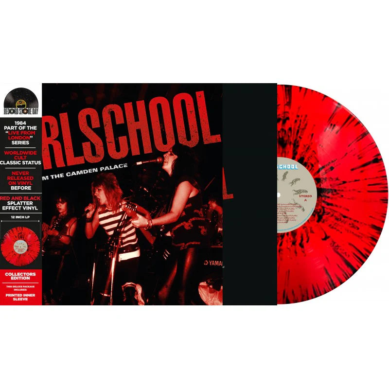 GIRLSCHOOL - Live From The Camden Palace (Red/Black Splatter Vinyl) (Rsd 2026)