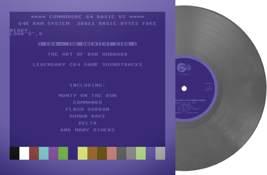 ROB HUBBARD - C64 Greatest Sids - The Art Of Rob Hubbard (Numbered Edition) (Grey Vinyl)