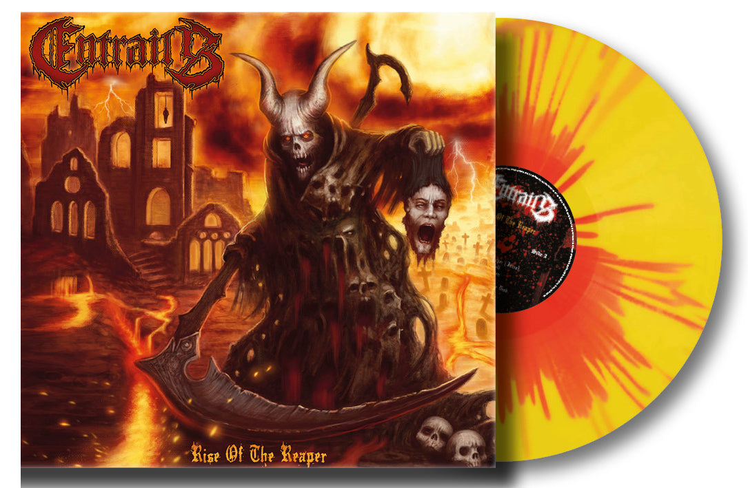 ENTRAILS - Rise Of The Reaper (Sunburst Yellow/Red Vinyl)