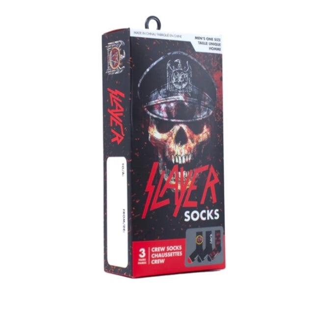 SLAYER - Slayer Socks 3 Pack In Gift Box (One Size)