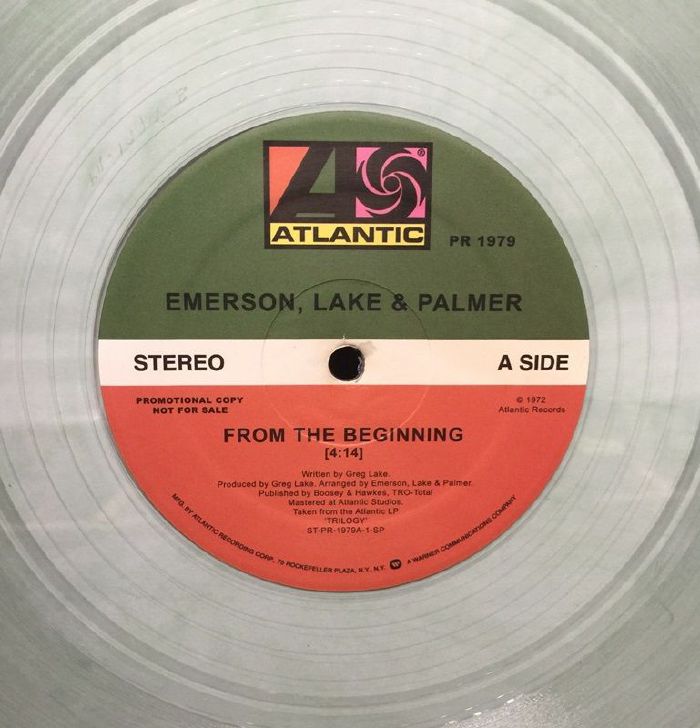 Emerson, Lake & Palmer - From The Beginning/When The..(Dope Jams Kaatskill Mountain Take) (Clear Vinyl)