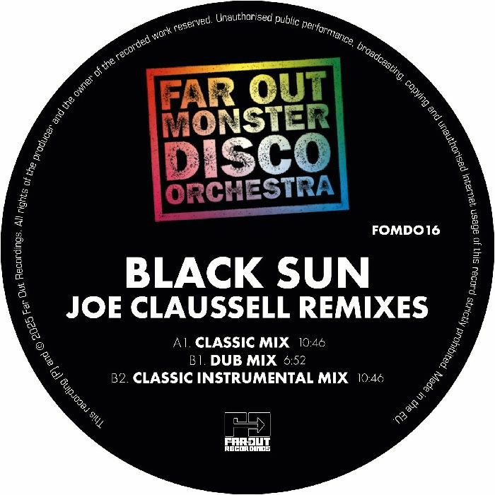 FAR OUT MONSTER DISCO ORCHESTRA - Black Sun (Joe Claussel) *RSD*