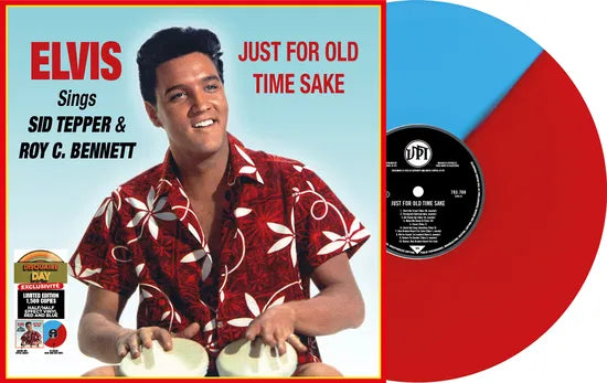 ELVIS PRESLEY - SINGS SID TEPPER & ROY C. BENNETT - JUST FOR OLD TIME SAKE (RED/BLUE HALF/HALF VINYL) (RSD 2025)
