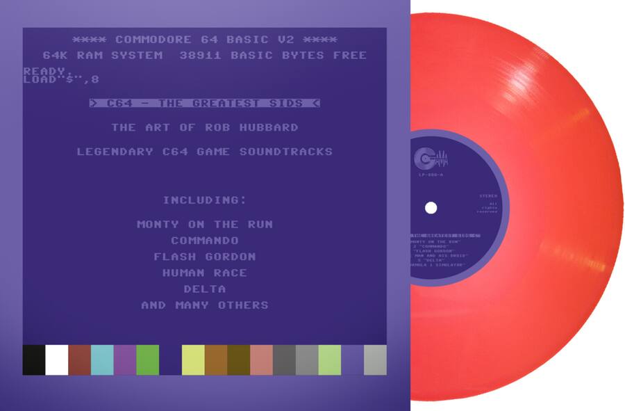 ROB HUBBARD - C64 Greatest Sids - The Art Of Rob Hubbard (Numbered Edition) (Light Red Vinyl)