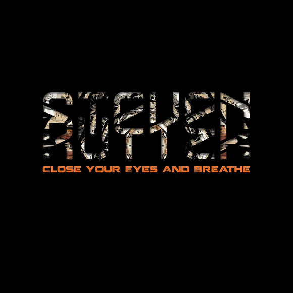 Steven Rutter - Close Your Eyes And Breathe [printed inner + die cut outer / orange marbled vinyl]