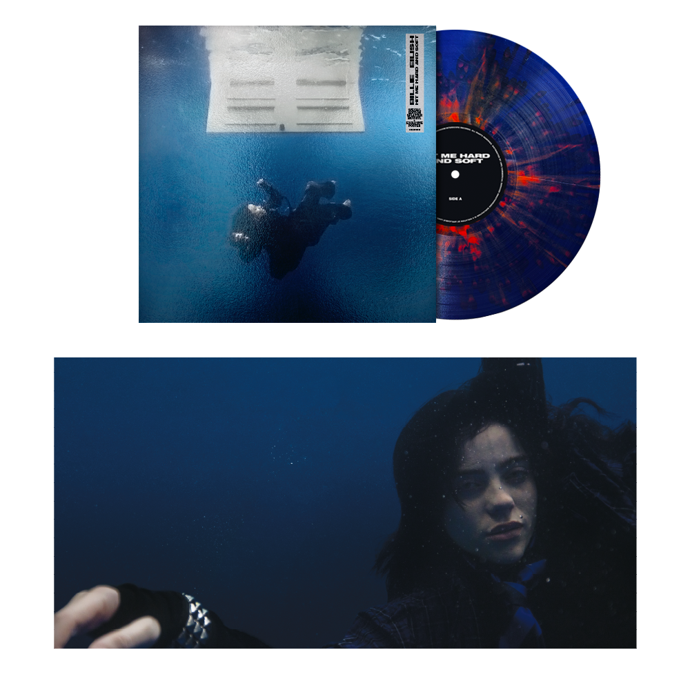 新品未使用 billie eilish hmhasレコード 限定盤 ブルー Billie Eilish - HIT ME HARD AND SOFT [1st Anniversary Edition