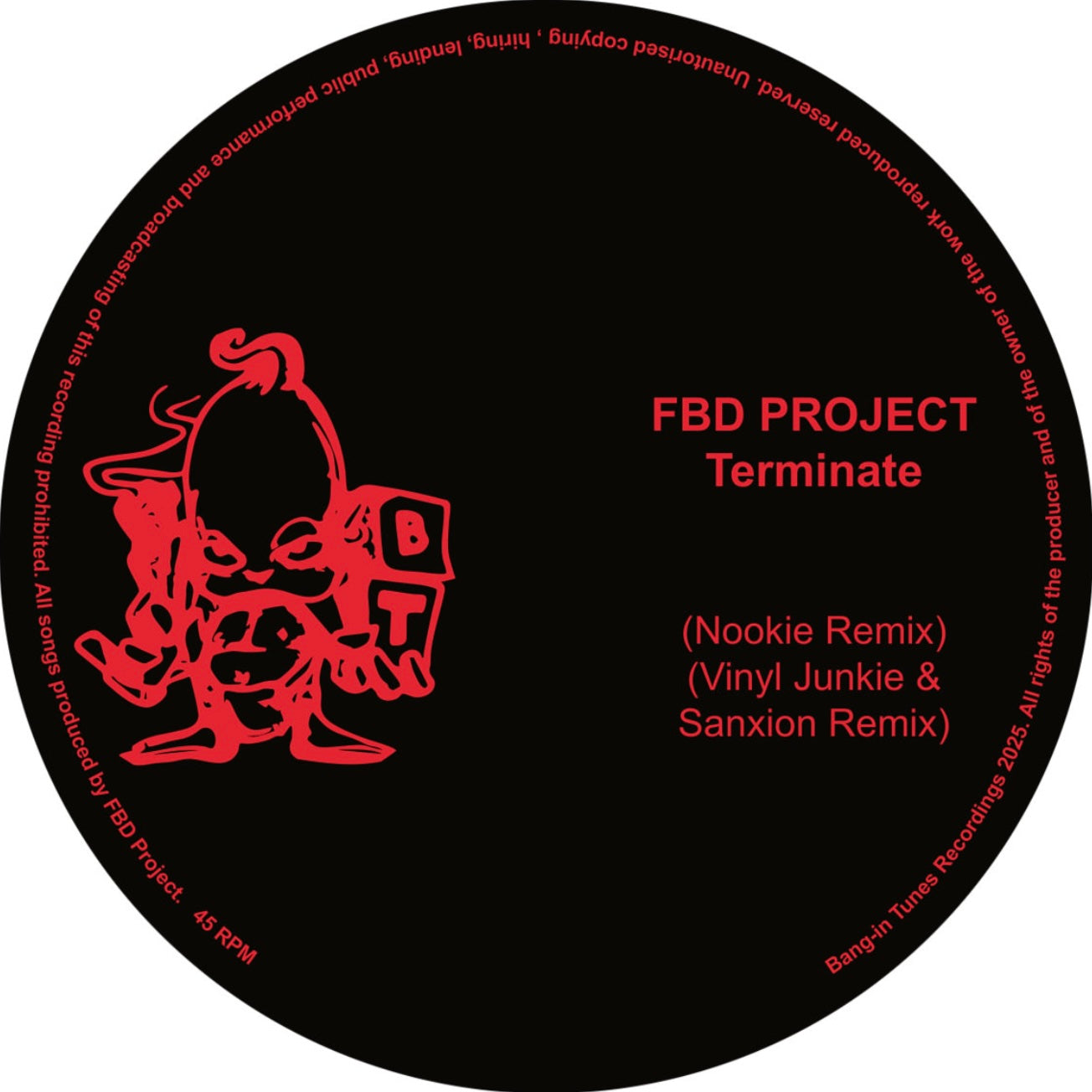 FBD Project - The Remixes 2025 (Red Smoked / Pop Up Sleeve) (2x12" Vinyl)