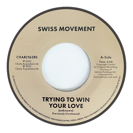 SWISS MOVEMENT - TRYING TO WIN YOUR LOVE / NOW I’M SINGING YOUR SONG [7" Vinyl]