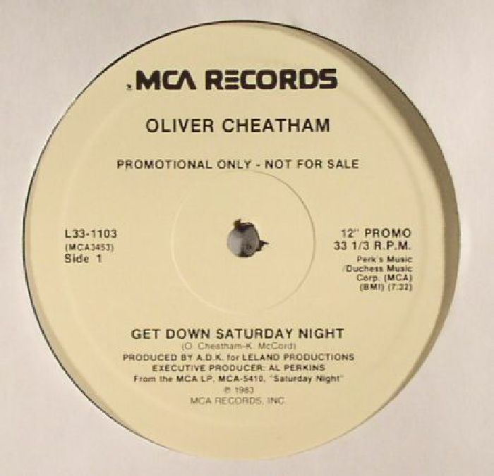 OLIVER CHEATHAM - Get Down Saturday Night