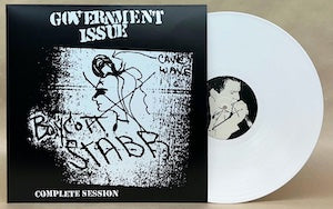 Government Issue - Boycott Stabb Complete Session (White Vinyl)