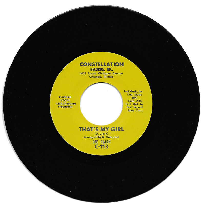 DEE CLARK - THAT’S MY GIRL / IT’S RAINING