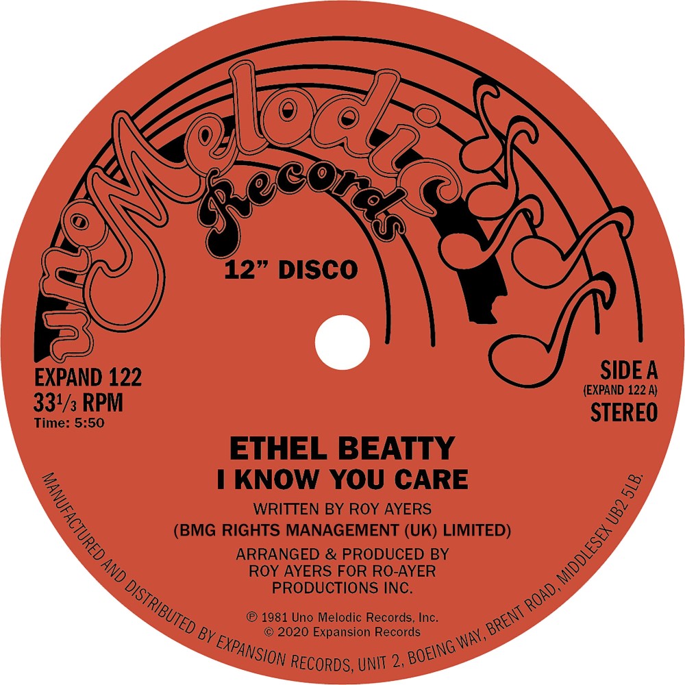 Ethel Beatty - I Know You Care/It's Your Love