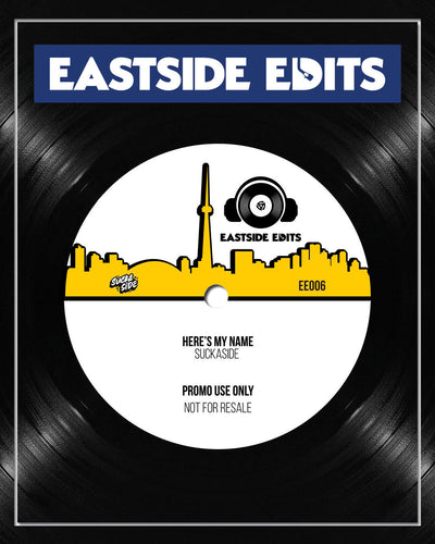 Suckaside - Eastside Edits 006 (Color center artwork in white sleeves) [7" Vinyl]