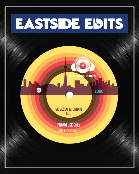 DJ S - Eastside Edits 007 (Color center artwork in white sleeves)