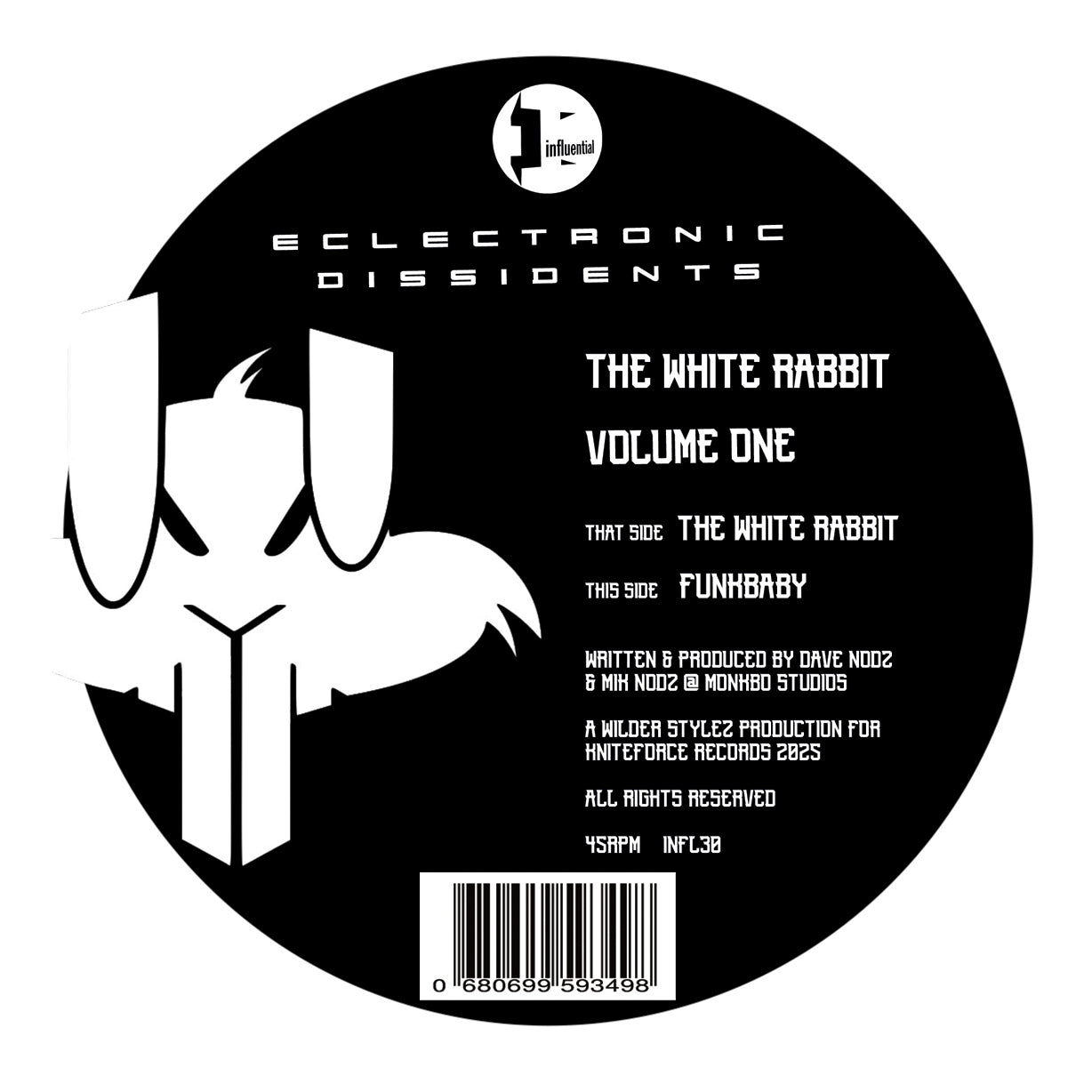 Eclectronic Dissidents - The White Rabbit Volume One (Limited Color Edition 10" Vinyl)
