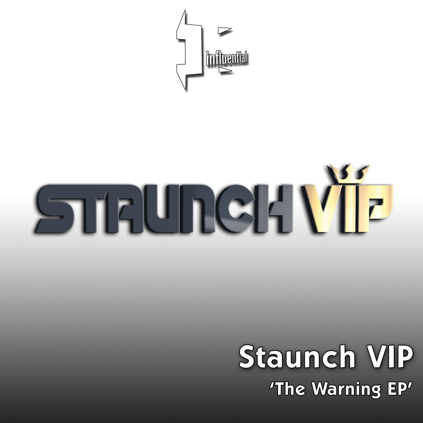 Staunch VIP - The Warning EP (White and Black Splatter Vinyl Version)