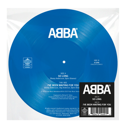 ABBA - So Long / I've Been Waiting For You (7" Vinyl Picture Disc)