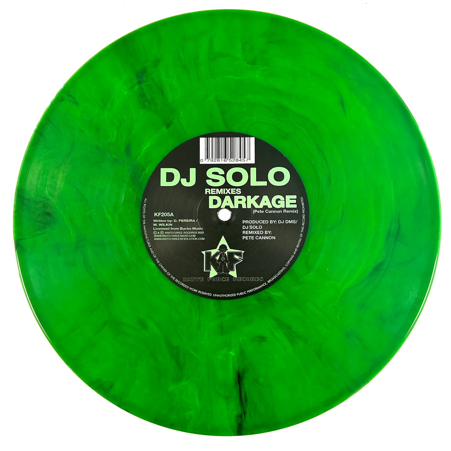 Dj Solo - Darkage (Pete Cannon / Sikka Remixes) (Smoked Green 10" Vinyl)