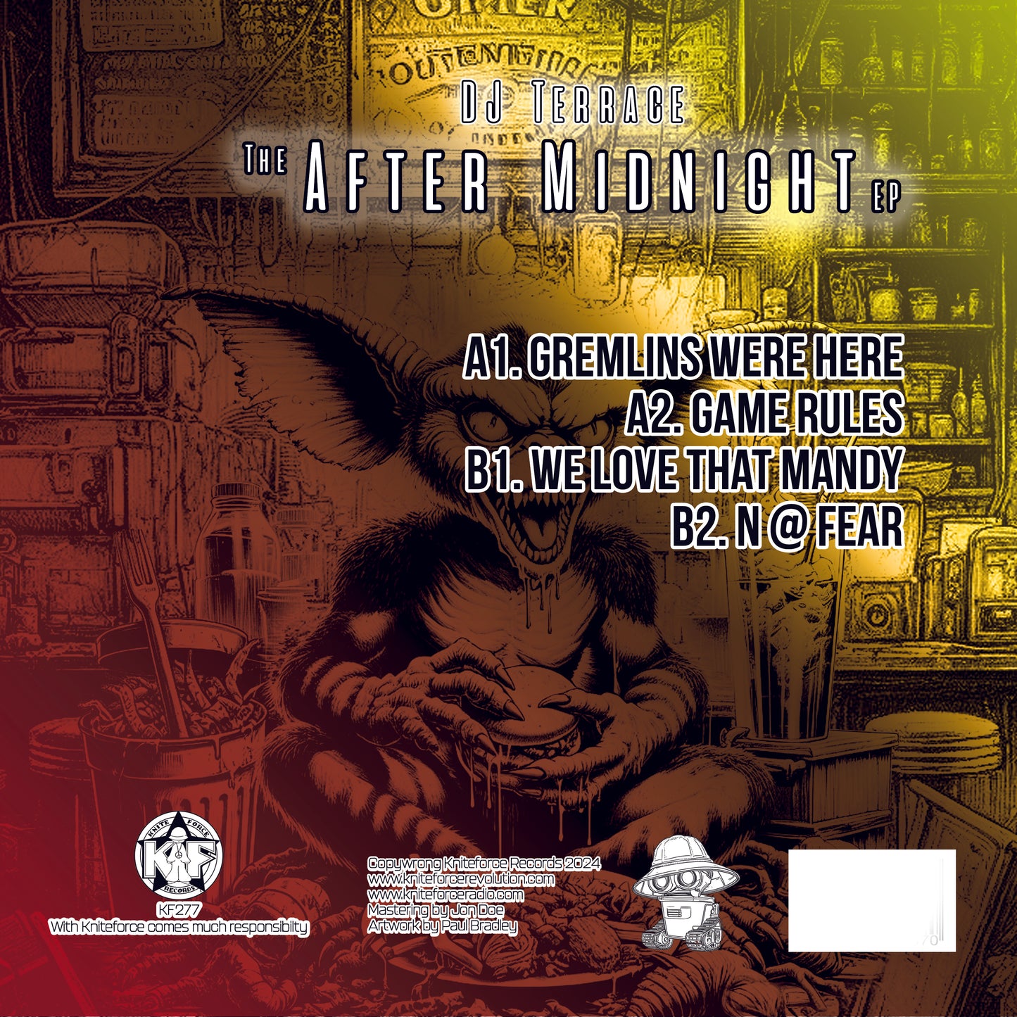 DJ Terrace - The After Midnight EP (Yellow And Orange Splatter Version)