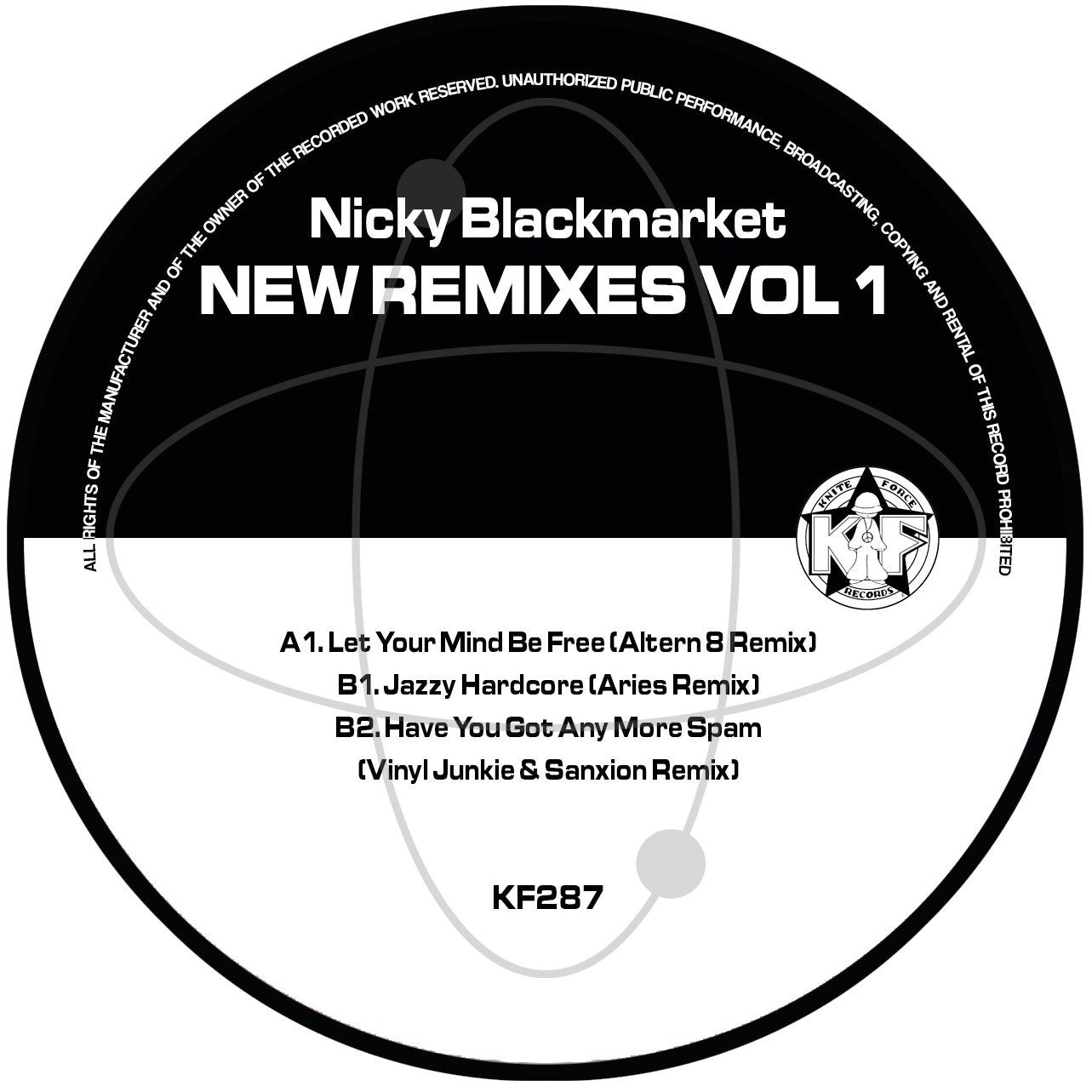 Nicky Blackmarket - New Remixes Volume 1 EP (Coloured Vinyl)