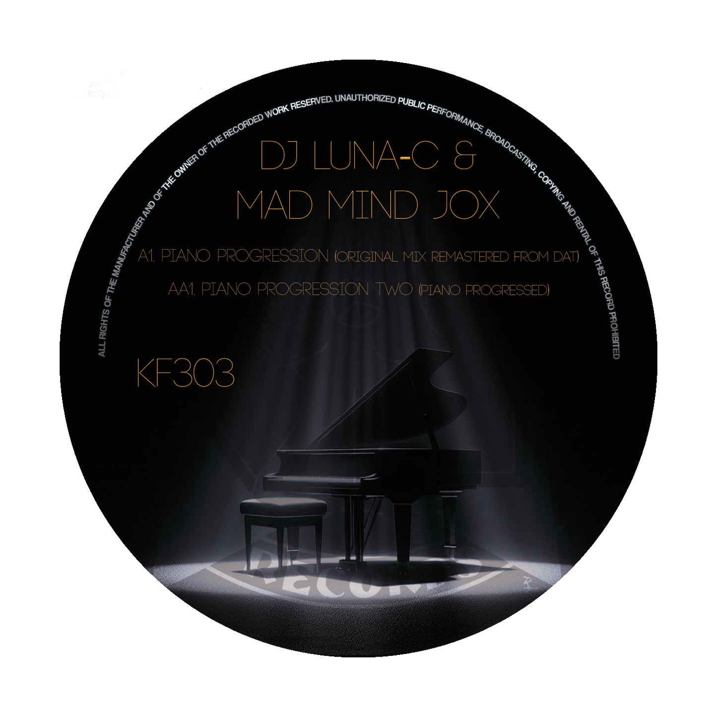 Luna-C & Mad Mind Jox - Piano Progression (Red Vinyl Edition)