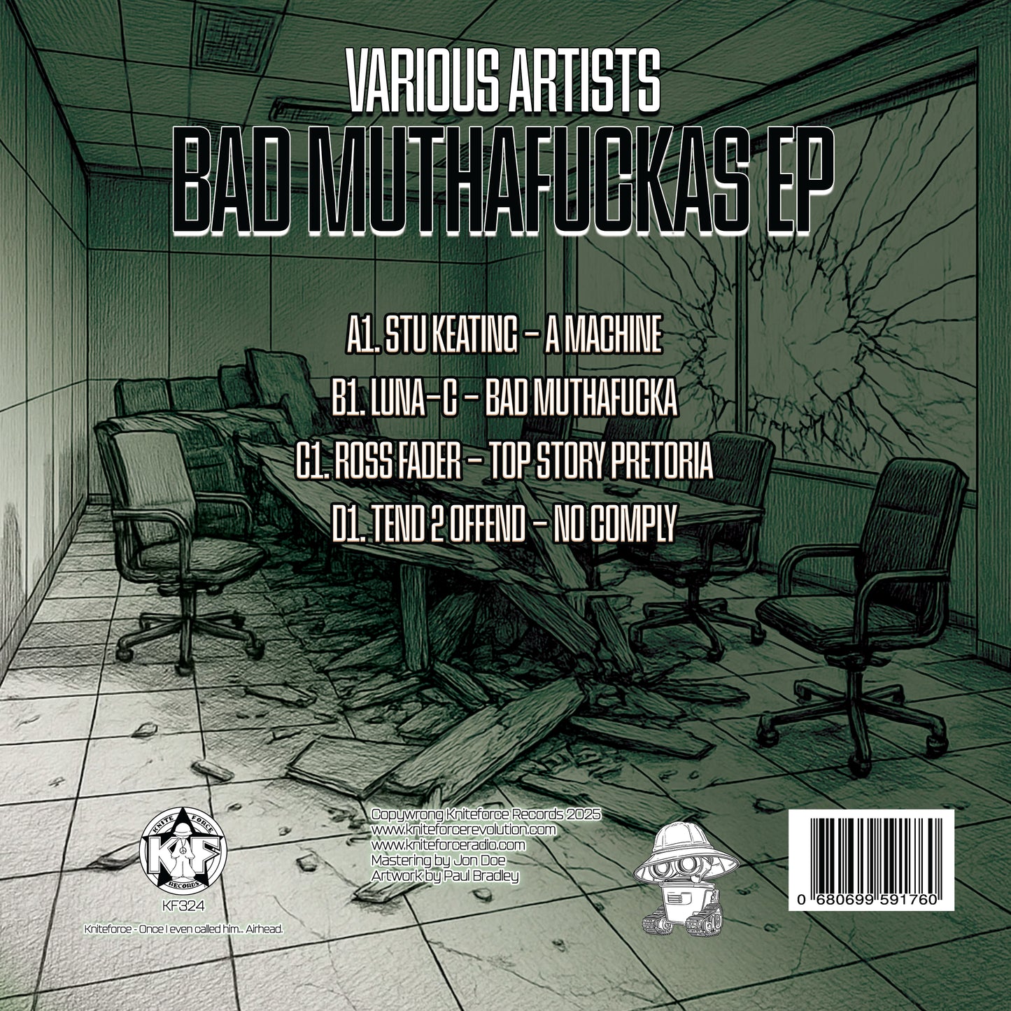 Various Artists - Bad Muthafucka EP (2x10" Vinyl)