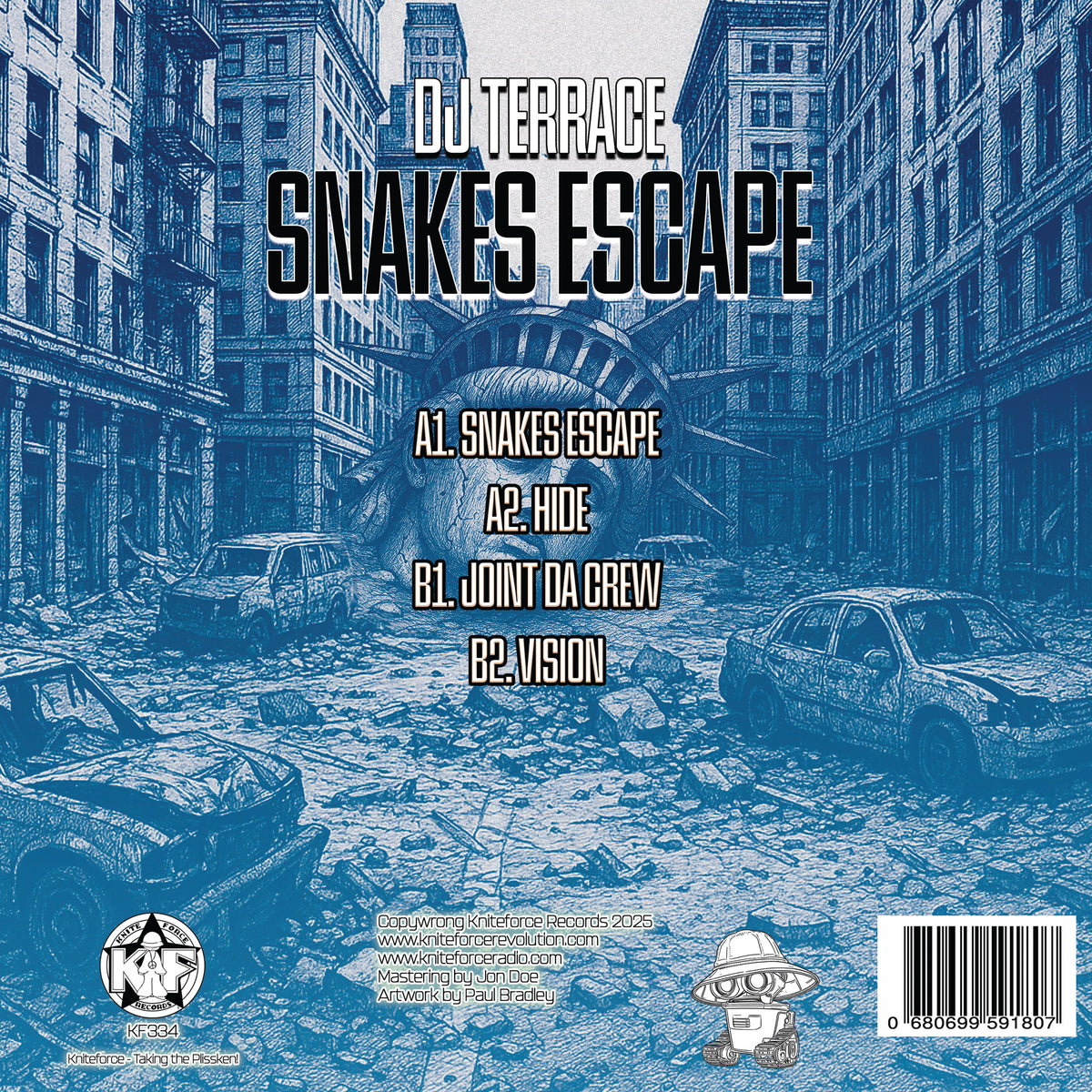 DJ Terrace - Snakes Escape (Black Vinyl Version)
