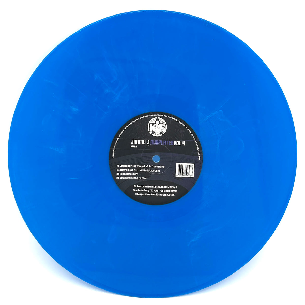 Jimmy J - Dubplates Vol. 4 (Blue And White Marble Version)
