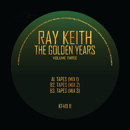 Ray Keith - The Golden Years Volume Three (Black Vinyl) (5x12" Vinyl)