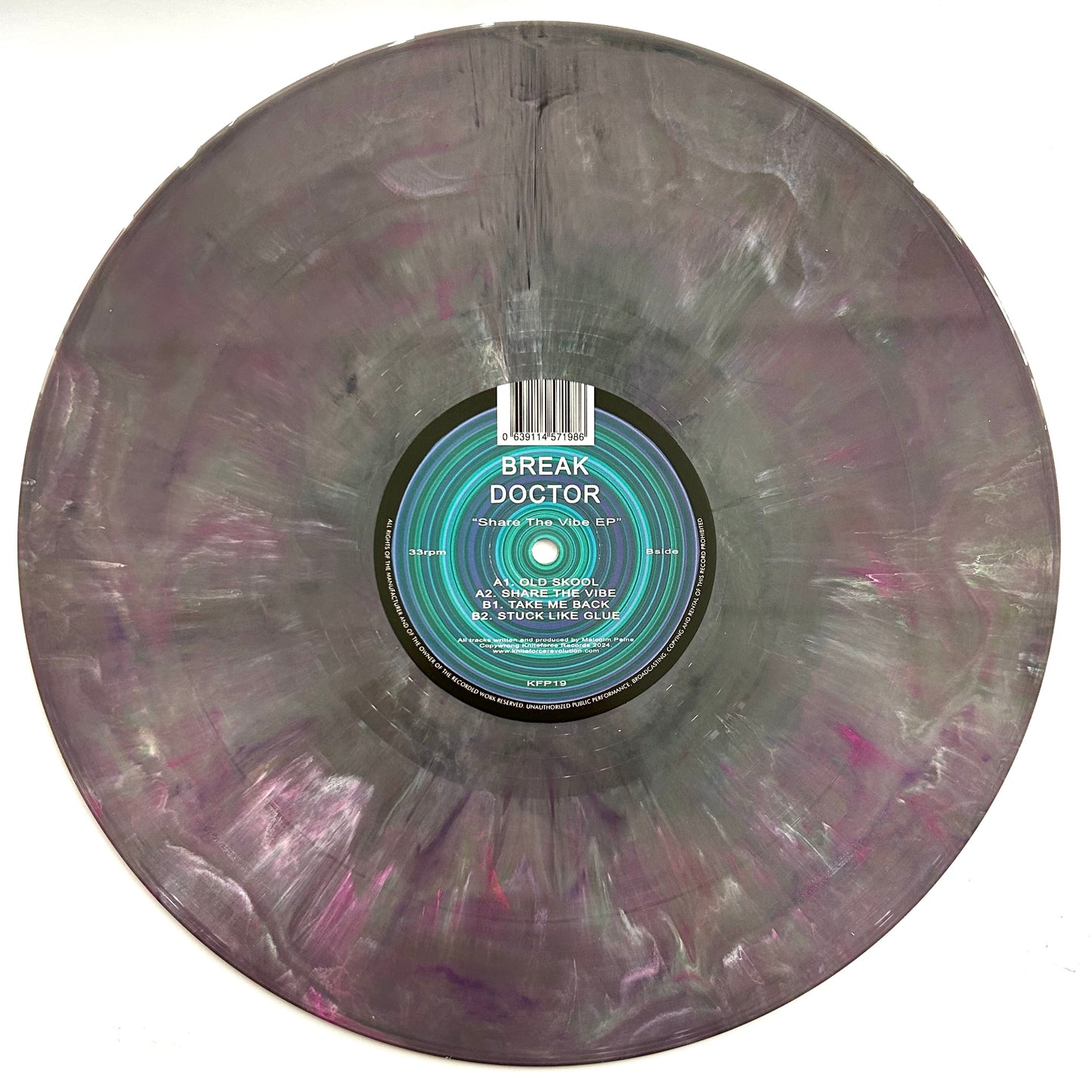 Break Doctor - Share The Vibe EP (Limited Edition Gray Marble Vinyl)